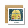 Kartka LET IT SNOW